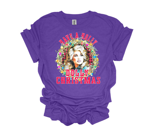 Christmas Design, Dolly Parton, Have A Holly Dolly Christmas, Unisex Shirt