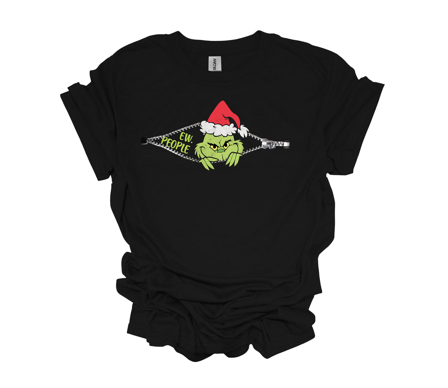 Copy of Christmas Design, Ew People, The Grinch, Holiday Movie Shirt, Sweatshirt Or Tee Shirt, Black