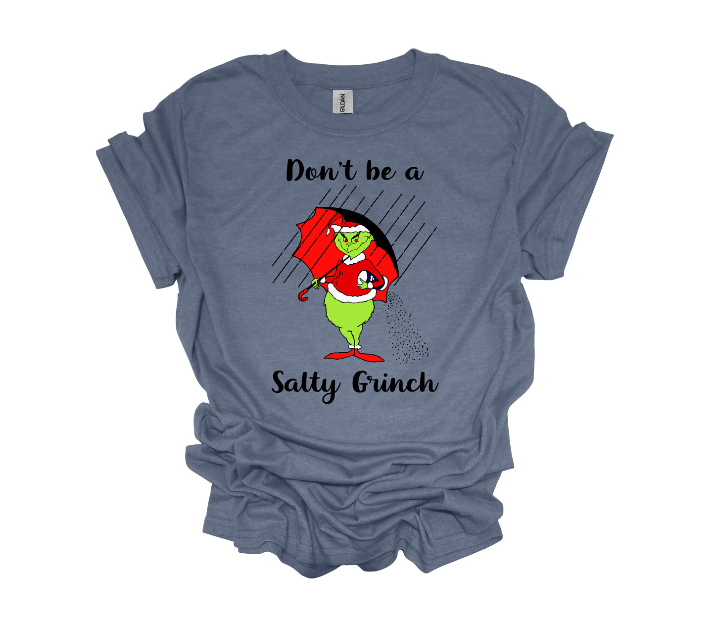 Christmas Shirt, Don't Be A Salty Grinch, The Grinch, Holiday Shirt