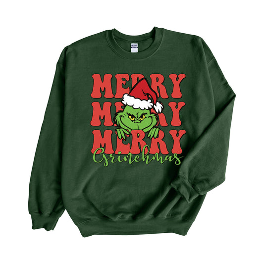 Christmas Design, Merry Christmas, The Grinch, Unisex Sweatshirt