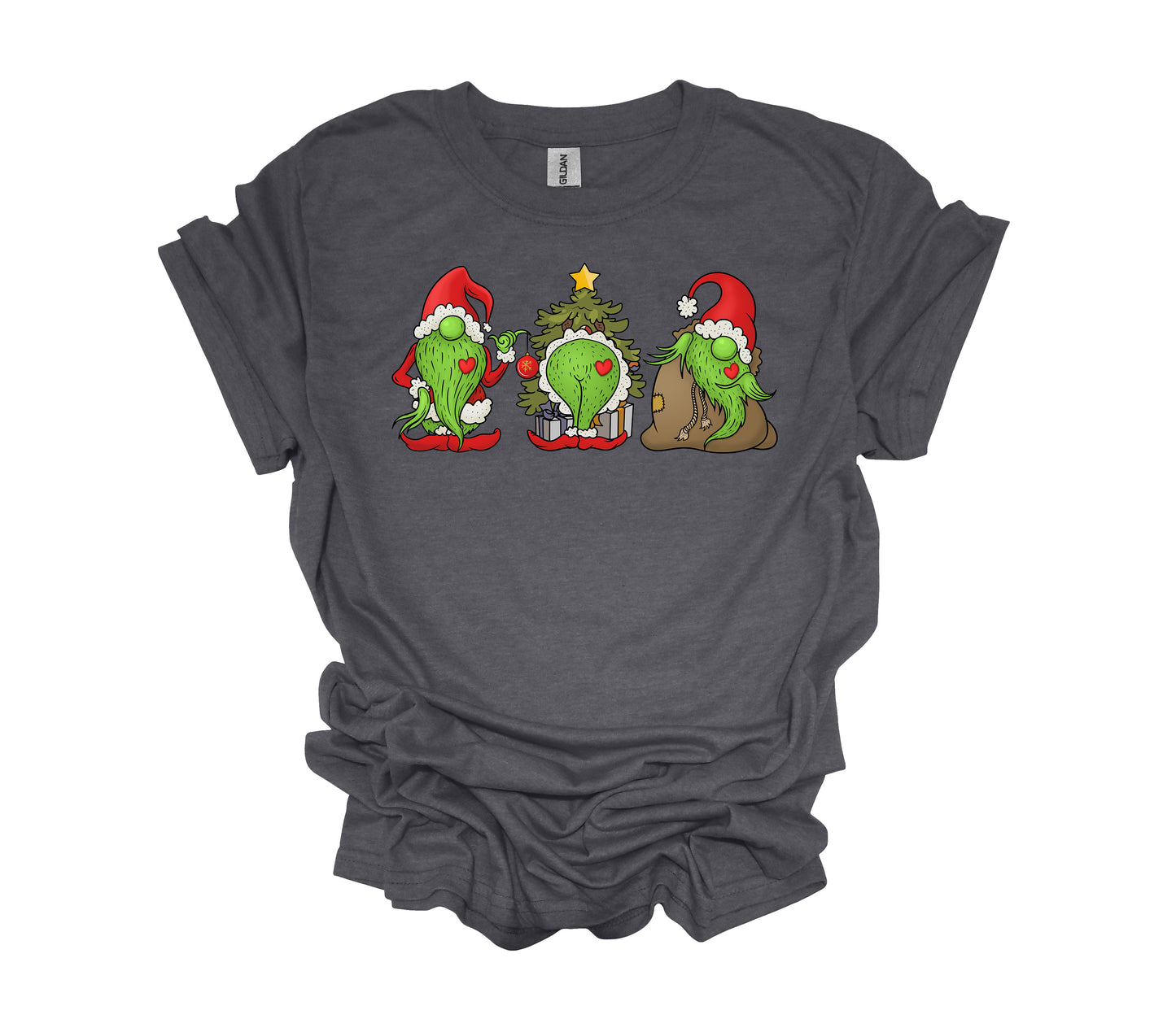 Christmas Design, Grinch Gnomes, Christmas Grinch, Holiday Shirt, Unisex Shirt