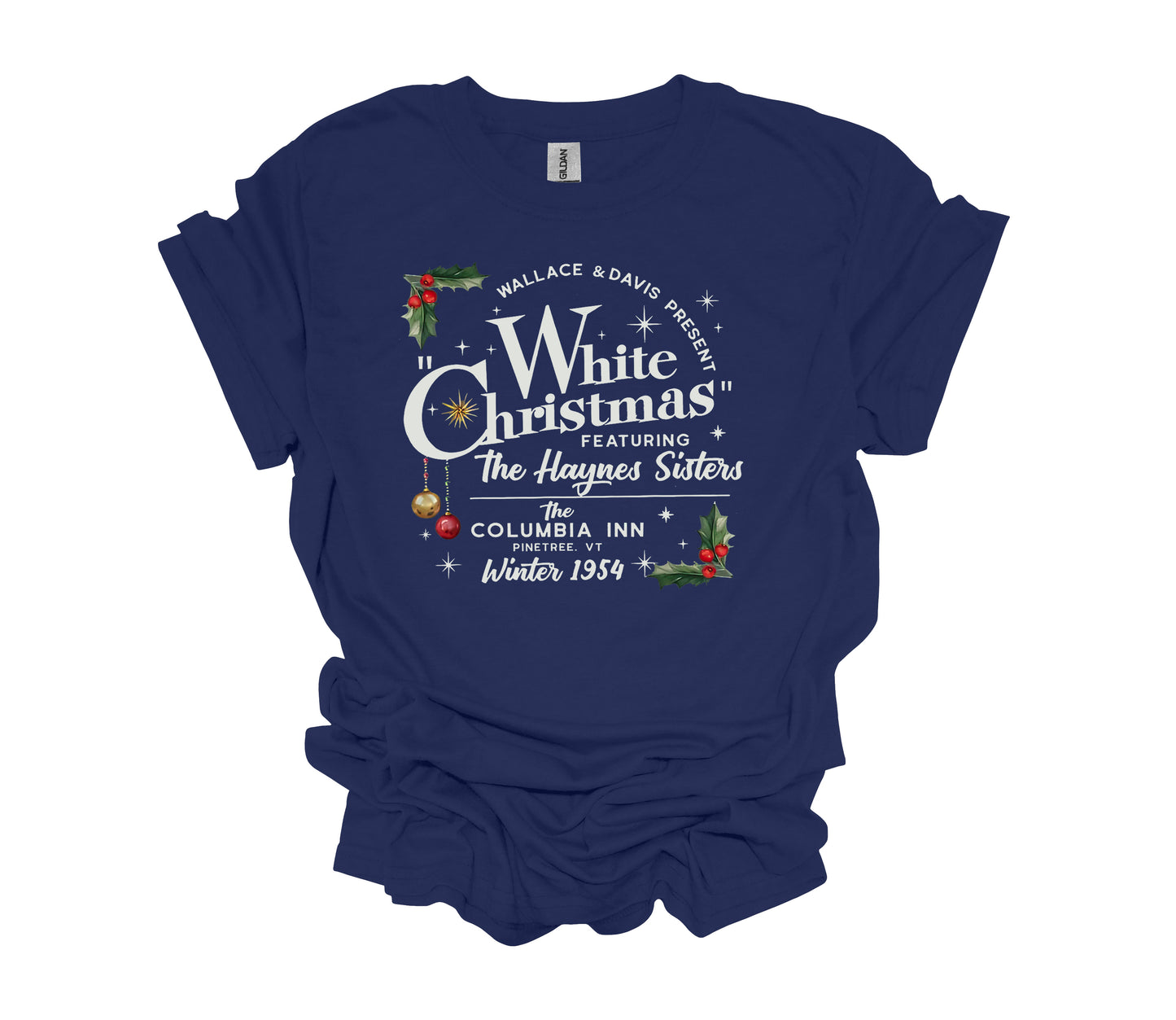 Christmas Design, White Christmas, Christmas Movie Unisex Shirt