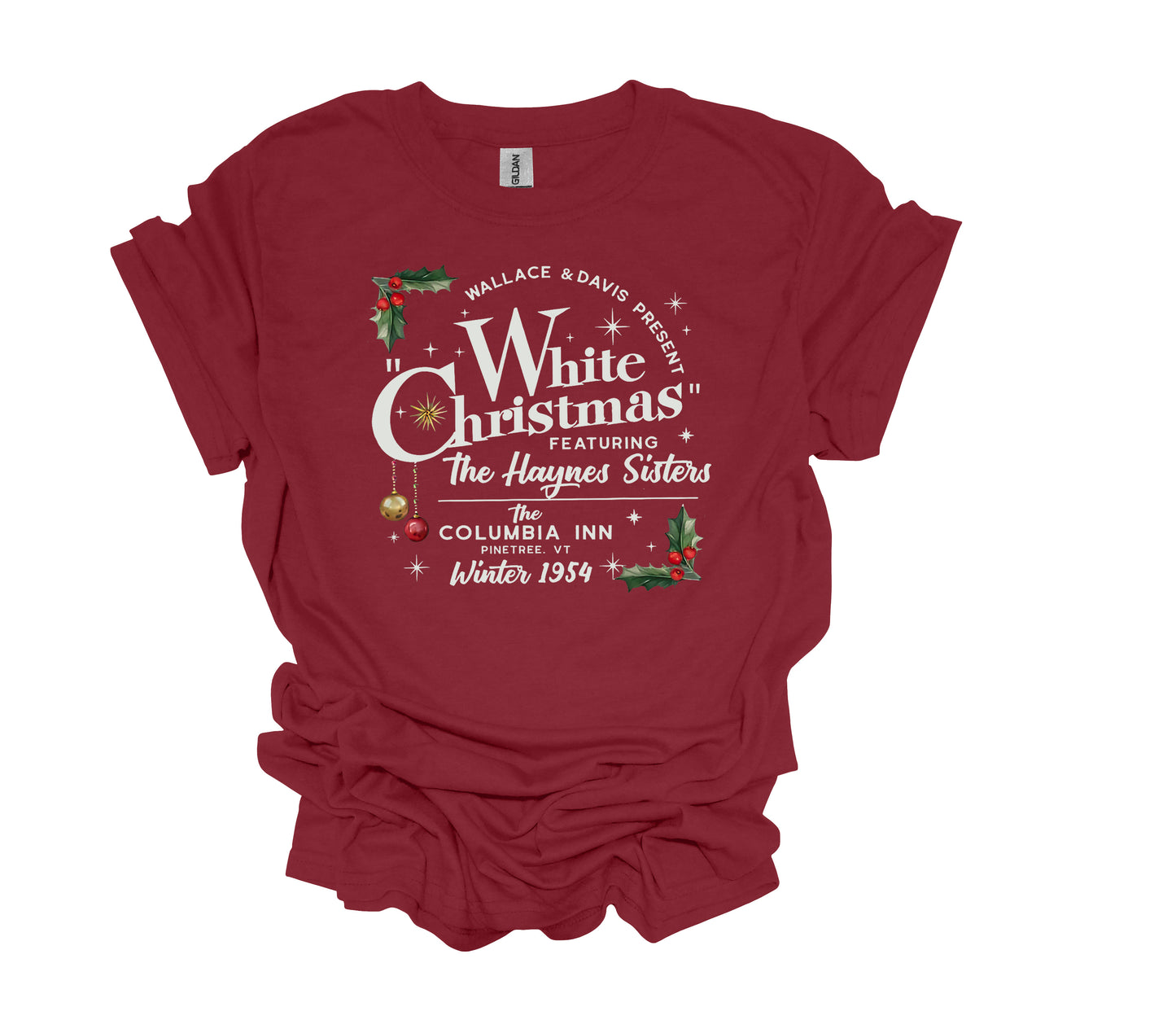 Christmas Design, White Christmas, Christmas Movie Unisex Shirt