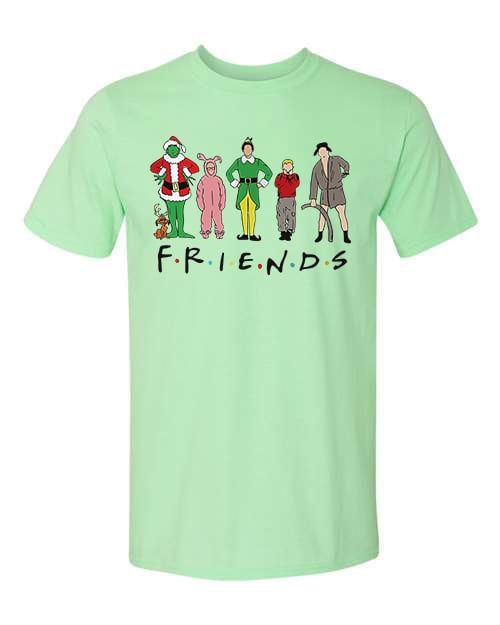 Christmas Design, Friends, Holiday Movie Shirt, Sweatshirt Or Tee Shirt