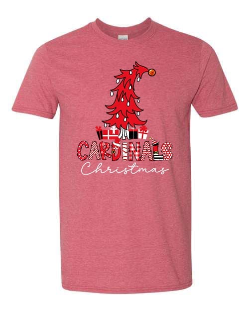 Christmas Design, Cardinals Christmas, Louisville Fan, Red Christmas, Unisex Shirt (Copy) (Copy)