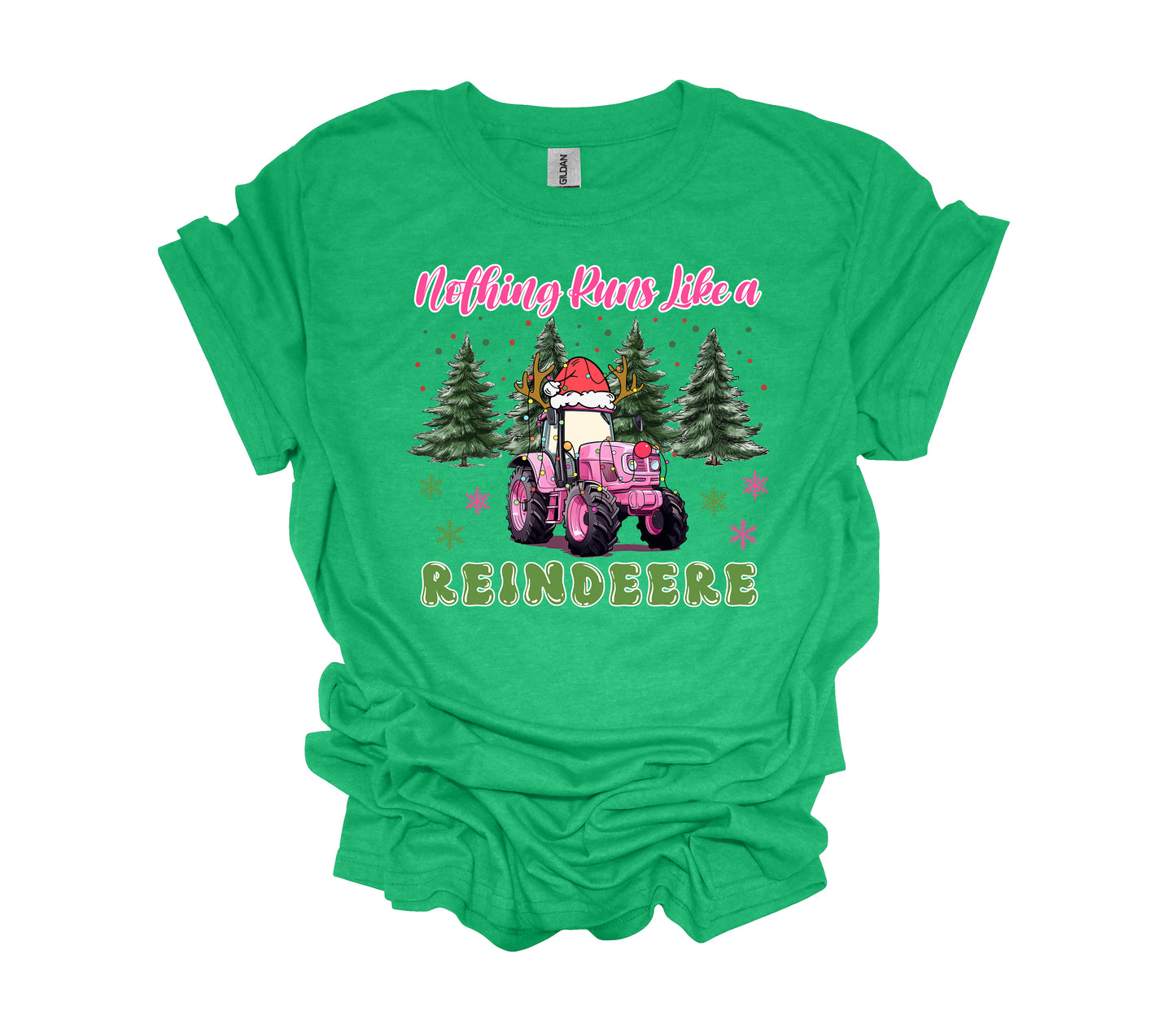 Christmas Shirt, Nothing Runs Like A ReinDeere, Tractor Christmas Shirt, Holiday Shirt